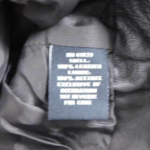 New Jon $968rt Brown Leather Beaded Sequin Jacket sz 6‎ - Picture 5 of 5